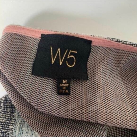 Colorful Short Sleeve Anthropologie W5 Vertical Striped Boxy Blouse Top Medium - Picture 6 of 7